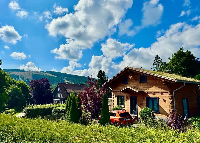 Harz - Blockhaus, 4 Und 5 Sterne Blockhaeuser, Sauna Und Kamin, Rh Tatil Evi *