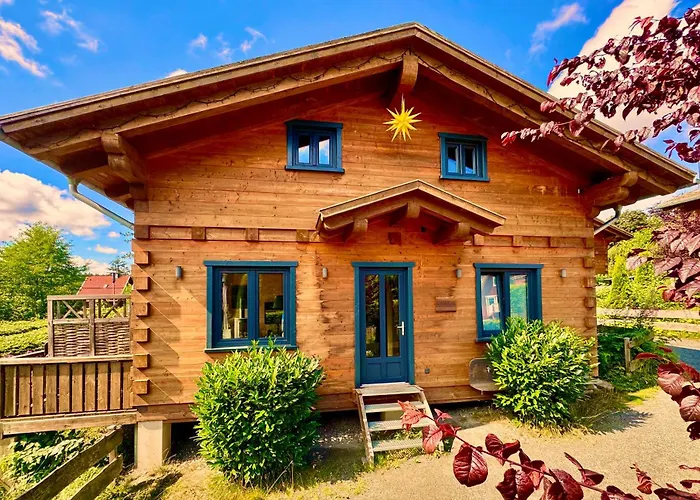 Tatil Evi Harz - Blockhaus, 4 Und 5 Sterne Blockhaeuser, Sauna Und Kamin, Rh Goslar