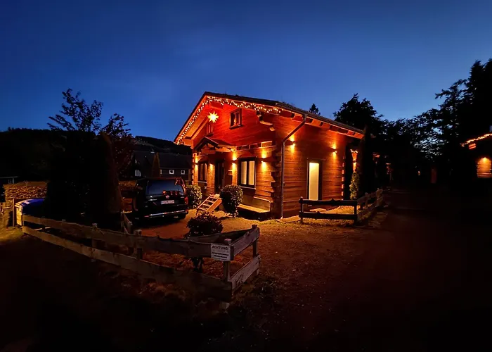 Tatil Evi Harz - Blockhaus, 4 Und 5 Sterne Blockhaeuser, Sauna Und Kamin, Rh Goslar